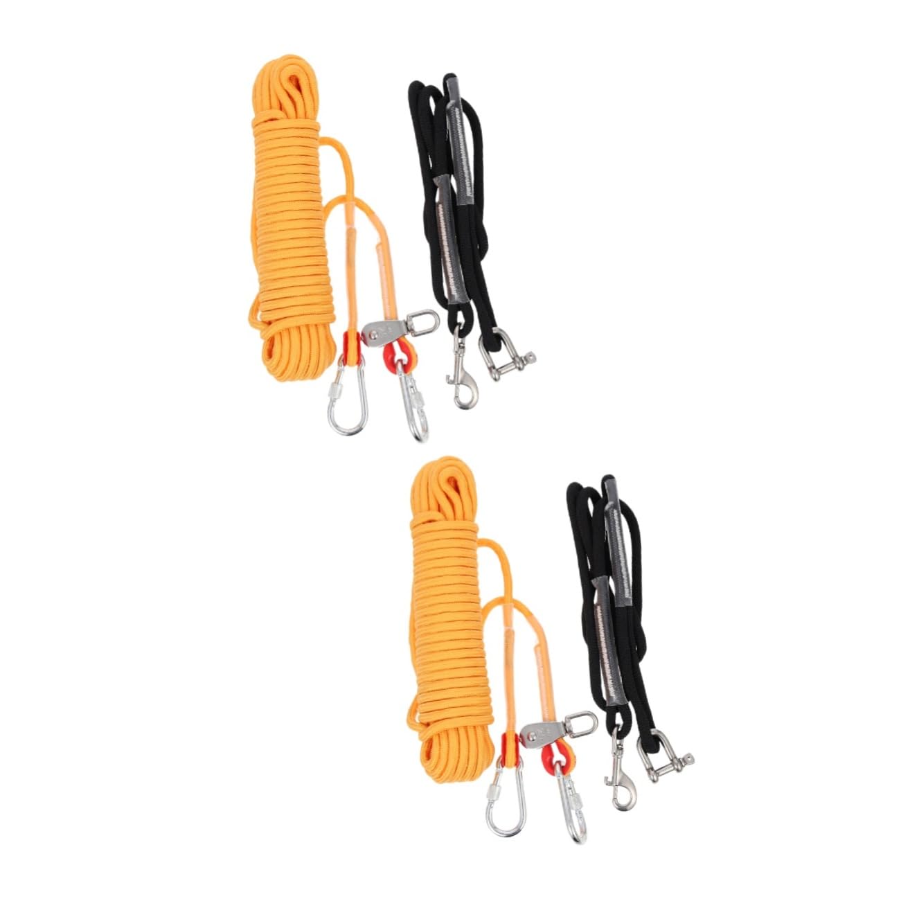 minkissy 2 Juegos Cables para Acampar Perros Cuerda para Atar Perros Cable de Amarre para Perros Accesorios para Acampar Cachorro Accesorio para Acampar Perro de Camping Corriendo Cable