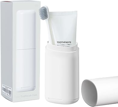 Toothbrush-Travel-Case-minimalist, Small-Toothbrush-Holder-Easy-Cleaning, Comfortable-Portable-Toothbrush Travel-Container-For-Camping-School-Trip