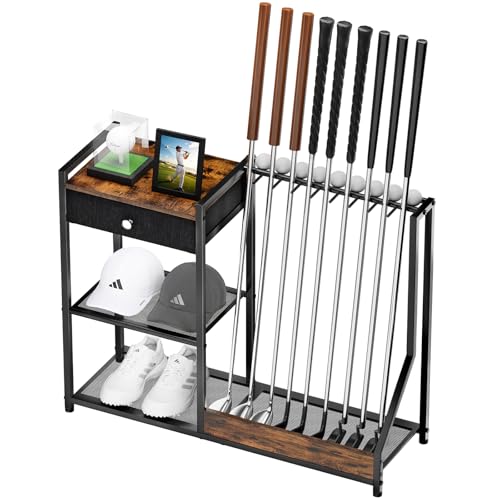 Xnwouco Golf Putter Stand with Storage