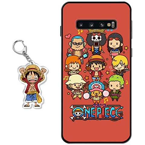 Staremeplz Compatible with Google Pixel 6 Case Anime Design [with Figure Keychain], Soft Silicone TPU Animation Cool Phone Case for Google Pixel 6 One Piece 11 Cover