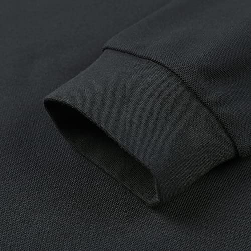 Mens Polo Shirts Crown King Embroidered Long Sleeve Polo Shirt Cotton Tennis Shirts for Men2