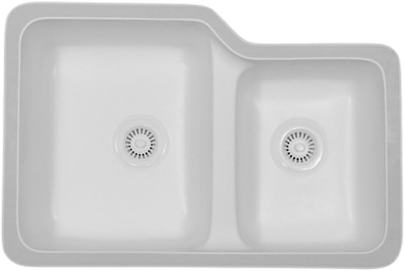 Karran Undermount Acrylic Sinks: Sorrento-Bisque