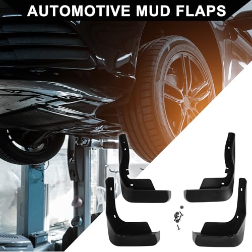 Image of Mud Flap Splash Guard with Mount Accessories for Peugeot 308 2012-2015 / Front & Rear Side Mud Guards /Durable / 1 Set