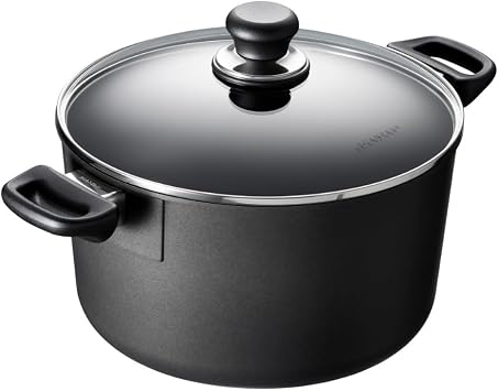 Scanpan Classic Induction 7 QT Nonstick Dutch Oven with Lid Compatible with All Cooktops, Induction Ready, Metal Utensil Safe, Oven Safe to 500F, Dishwasher Safe