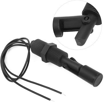 2pcs Float Switch, Plastic PP Liquid Water Level Sensor Fish Tank Side Mounted Horizontal Aquarium Tank Liquid Level Switch Sensor Control(A)