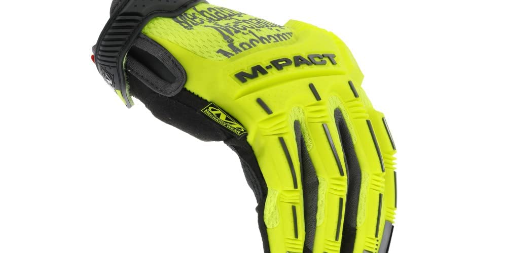 Mechanix Wear Gants Hi-Viz M-Pact® (XL, jaune fluorescent)