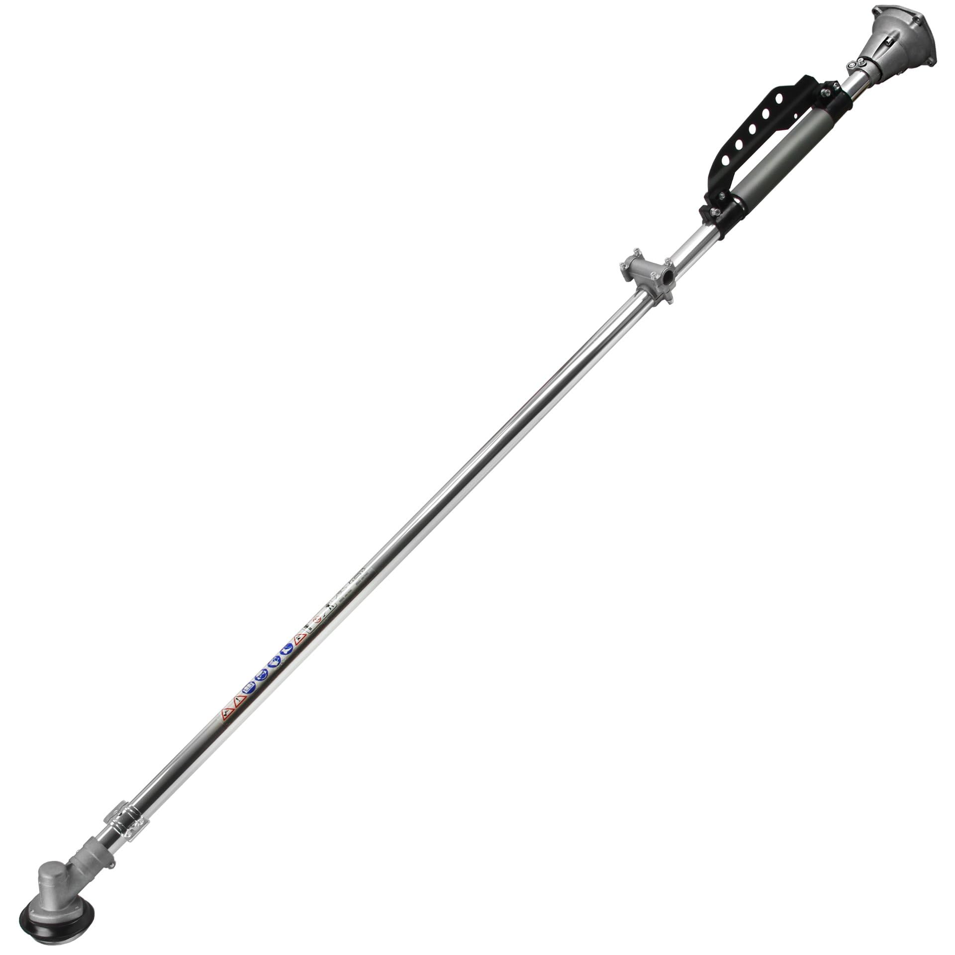 Asta di Trasmissione Completa | per Decespugliatore | Lunghezza totale 160 cm | Tubo, Albero Motore, Frizione a Campana, Coppia Conica | Pezzo di Ricambio