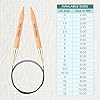 KnitPro Basix Beech Fixed Circular Needles 40" (100cm) | US Size 19 (15mm) #3