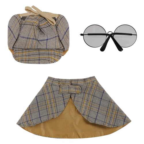 Disfraz Detective para Mascotas Pequeñas Medium 3 Piezas