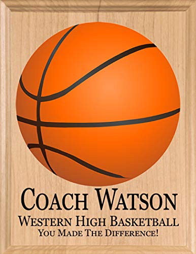 Basketball Coach Gift Plaque Signable Personalized Coaches Plaque For Team Signatures & Thank You Notes #TOP3