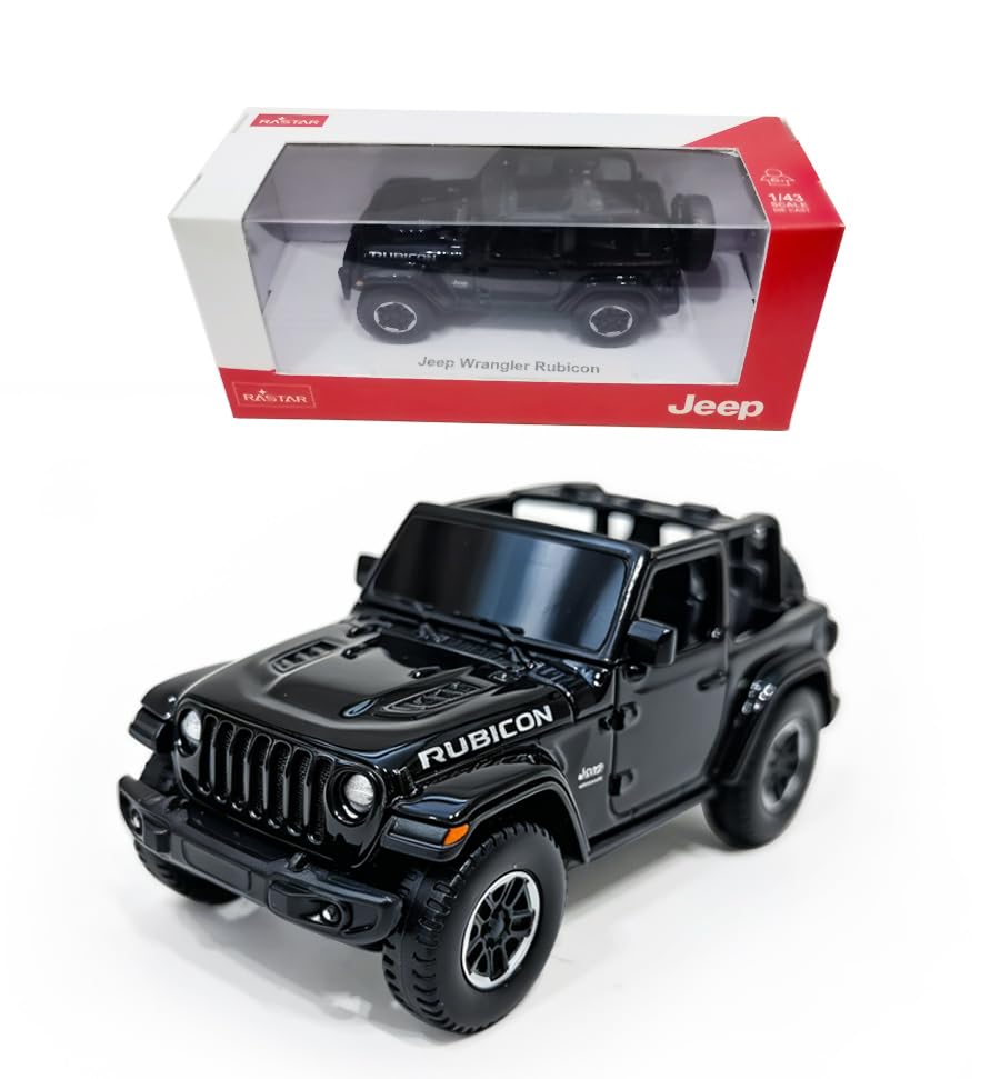 Modelo de Auto Diecast RASTAR 1:43 Jeep Wrangler Rubicon miniatura 1