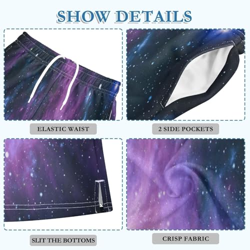 Boys Athletic Shorts Size 7-15 Boys' Casual Shorts with Pockets Elastic Waist Summer Kids Bottom for Sports Homewear4