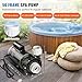 VEVOR 2 Speed SPA Pump, 56-Frame, AC 220V Hot Tub SPA Pump, 3 HP / 200 GPM / 65.61 ft High Speed or 0.4 HP / 100 GPM / 16.07 ft Low Speed, 2'' Port 90° Rotational Interface for Hot Tub