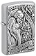 Zippo Sturmfeuerzeug - Reaper Game Over 3D, Brushed Chrome, Emblem - Nachfüllbar - Wiederverwendbar - Windfestes Design - Geschenkbox - Made in USA