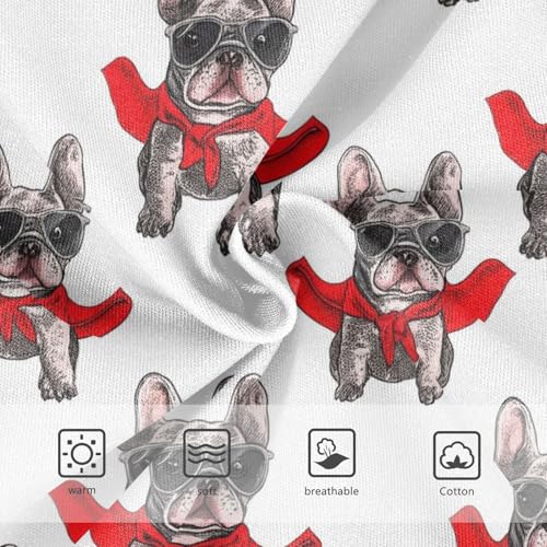 Joisal Flower Toddler Underwear Floral 2t Cotton Cute Panties Girl Cool French Bulldog White Briefs Kids Undies3