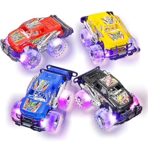 Image of ArtCreativity Light Up Monster Truck Toys for Toddler Boys, Toy Cars Gift