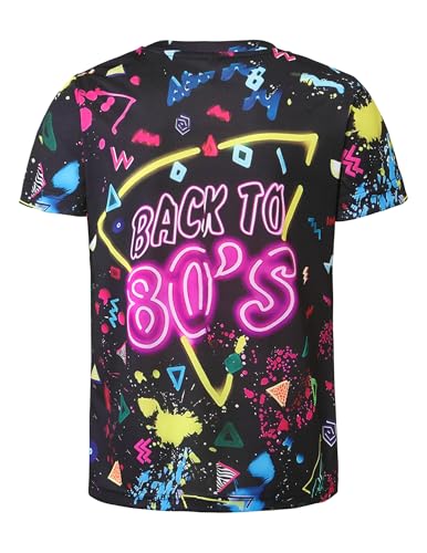 Disfraz para niños 80s 90s 6 piezas Hip Hop Rapper miniatura 6