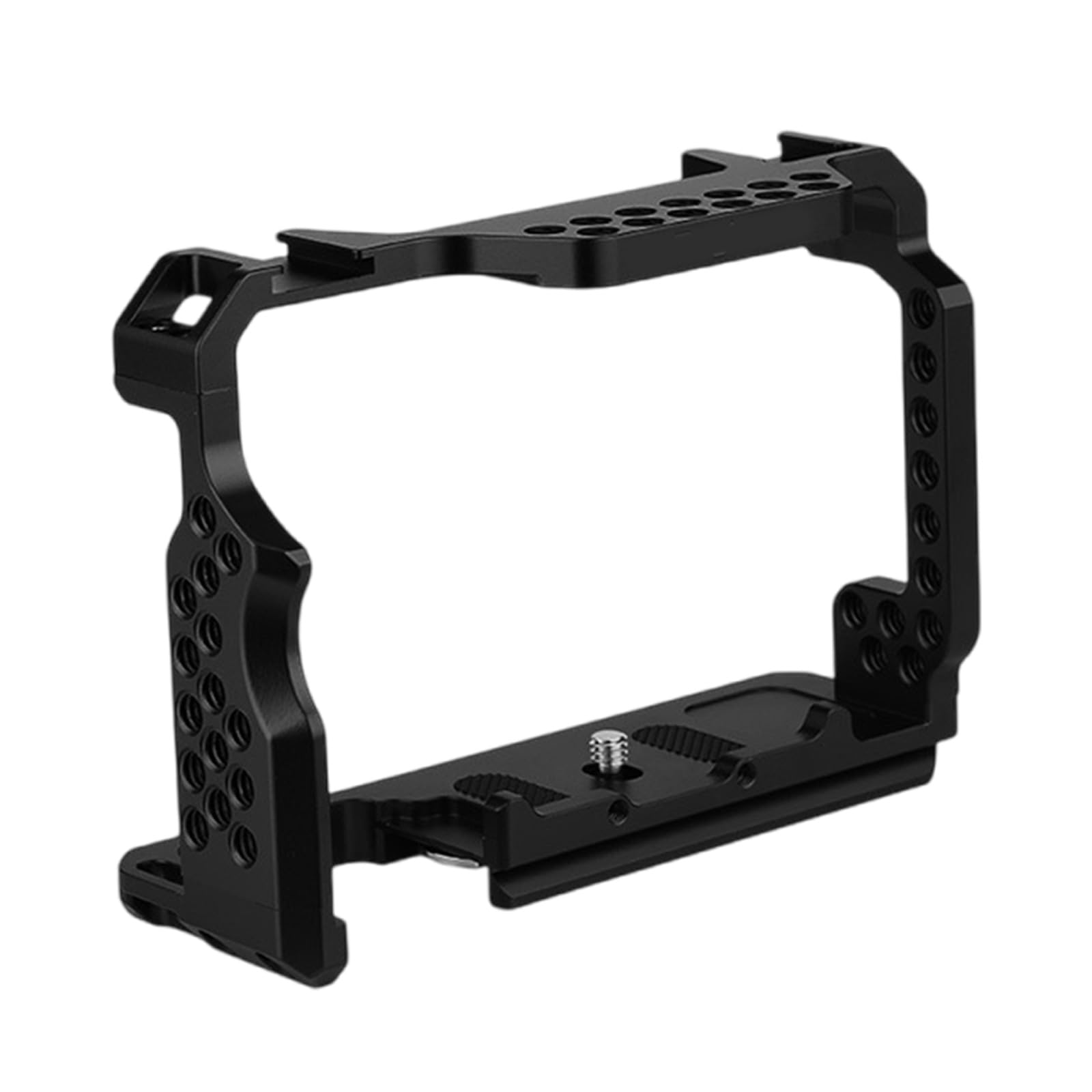 Impugnatura per gabbia per fotocamera, con fori di espansione da 1/4", stabilizzatore di espansione a sgancio rapido, per supporto fotocamera A7M3, A73, A7R3, A7R2