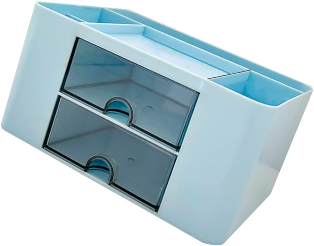 Desktop Organizer Small Drawers for Office Makeup Storage Box Indoor Stationery Storage Case