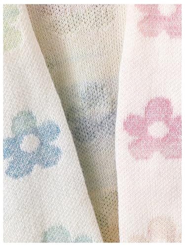 SOLY HUX Toddler Girl's Cute Floral Long Cardigan Open Front Long Sleeve Sweater Outerwear Fall Clothes4