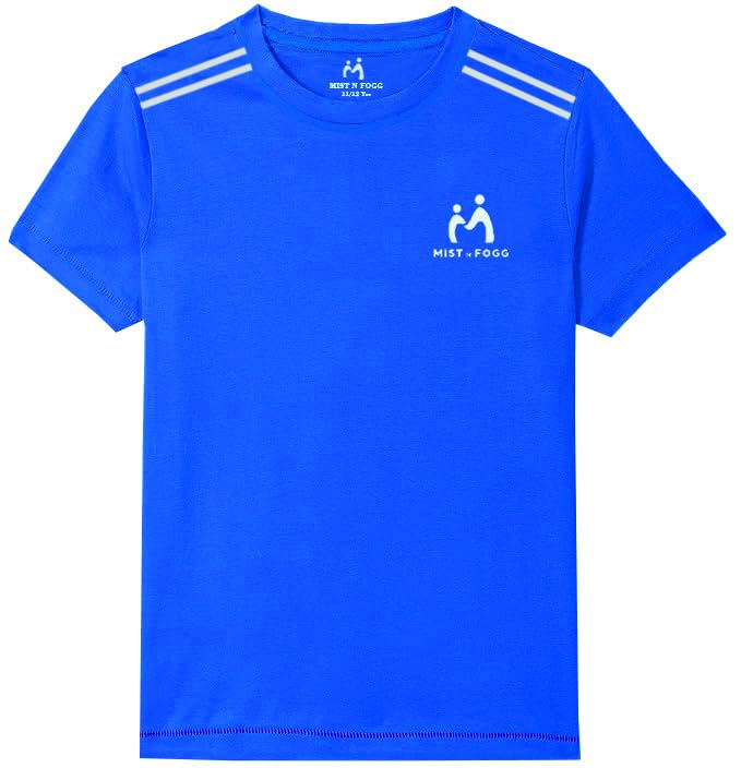 Image of MIST N FOGG Boys and Girls Sports Dry Fit T-Shirts and Short Set