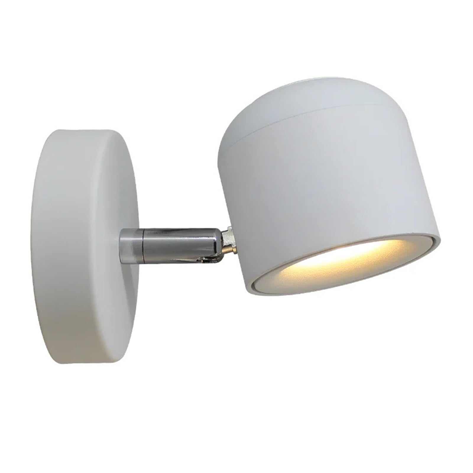 Imagen de espejo de pasillo iluminada con aplique de pared LED regulable 8