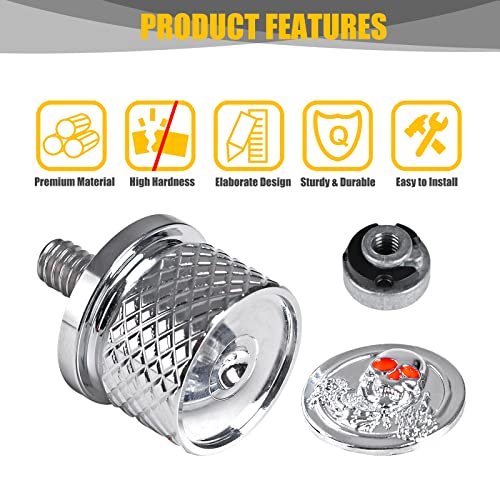 Aazon.co: Euti Stainless Knurled Fender Rear Seat Bolt Screw 1/4-20