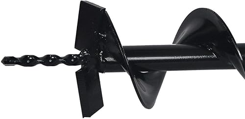 Miniatura 6 de XtremepowerUS V-Type Earth - Taladro para barrena de árbol de 55 cc, 2 tiempos, alimentado a gas con (2) brocas (4 y 10 pulgadas)