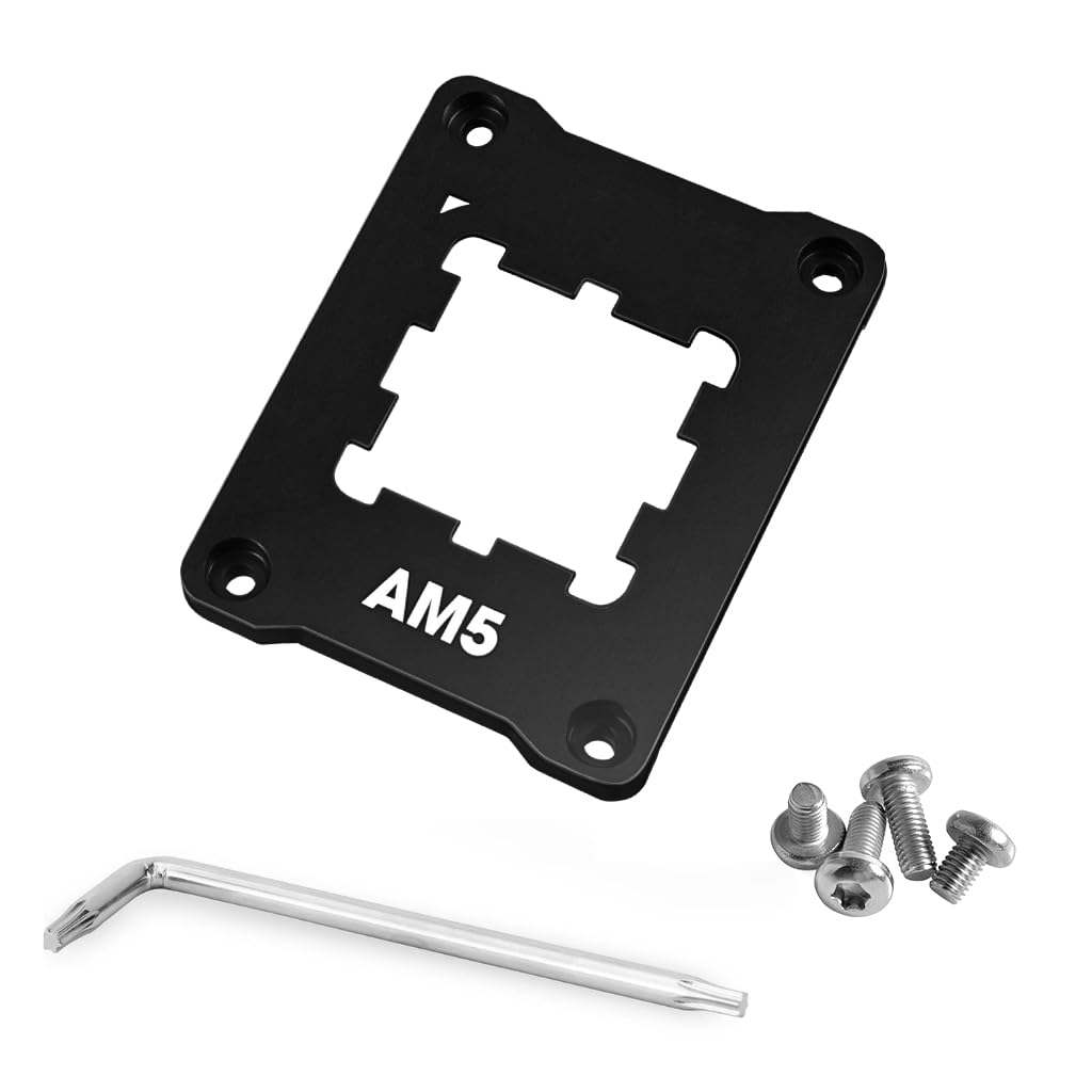 ZORBES® Aluminum AMD AM5 CPU Contact Frame Integrated Holder | CPU Contact Frame Holder Anti Bending Bracket for AMD AM5 Processor-image-40