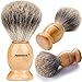 Synthetic Bristles Shaving Brush For Men, Engineered for The Best Shave of Your Life. Shaving Brush - Shave Brush for Wet Shave for Safety Razor, Double Edge Razor, Straight Razor, Shaving Razor