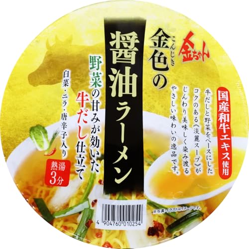 徳島製粉 金ちゃん金色の醤油ラーメン 106g×12