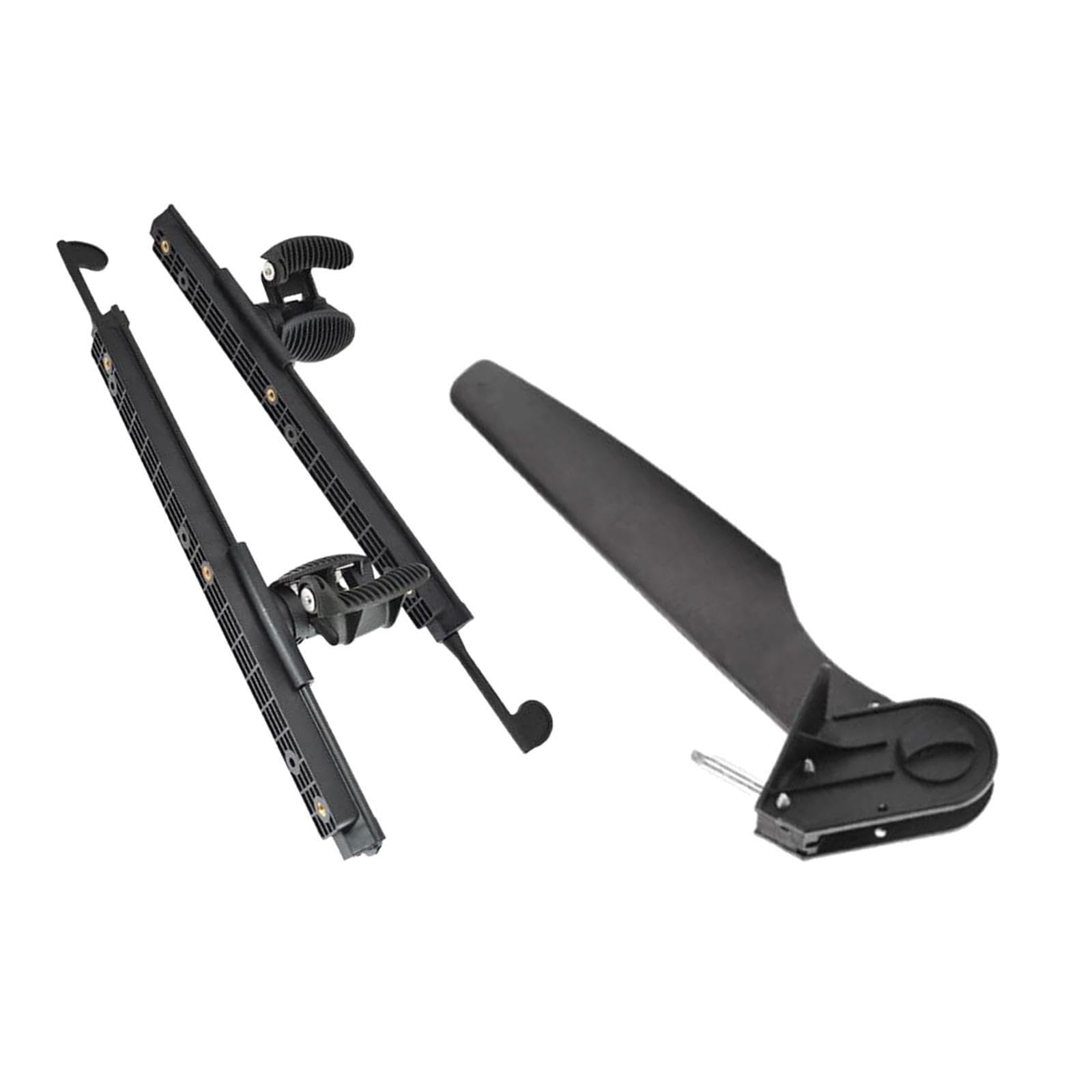 Kajak Ruder Universal Fußpedalset für Wasserfahrzeuge, Kanus und Boote verbessert Stabilität und Leistung für ambitionierte Kajakfahrer. Nylon Fußsteuerung für