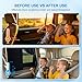 Car Window Shades with 8 Strong Magnets-26.8