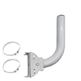 Universal Wireless Bridge Bracket Mount, Pole and Wall-Mounted Mount for Outdoor Point to Point AP Access Point Client Bridge CPE,TV Antenna,WiFi Extender,Weather Station,Router (1 PCS)