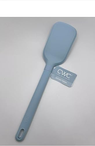 Miniatura 7 de Juego de utensilios de cocina de silicona, 5 herramientas de cocina, 11 pulgadas, azul