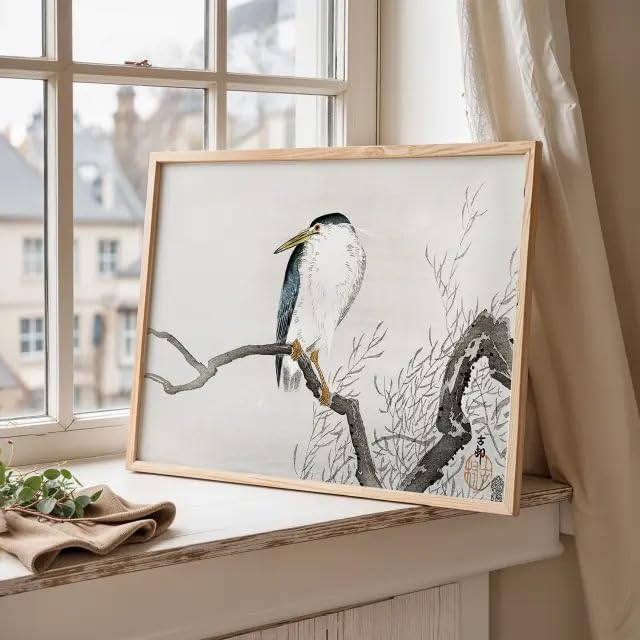 Cuadro serene heron FASE5 décoration murale sur toile premium