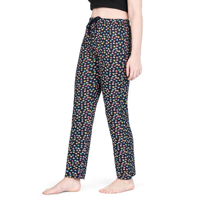 Image of Real Basics Women's Cotton Printed Pyjama Pack of 1