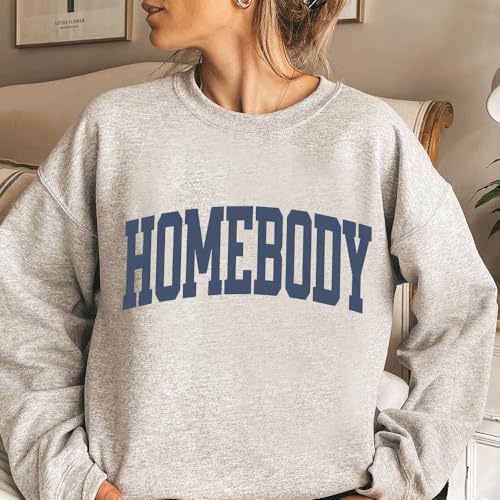 Homebody Sweatshirt Cozy Sweatshirt Crewneck Oversized Homebody Hoodie4