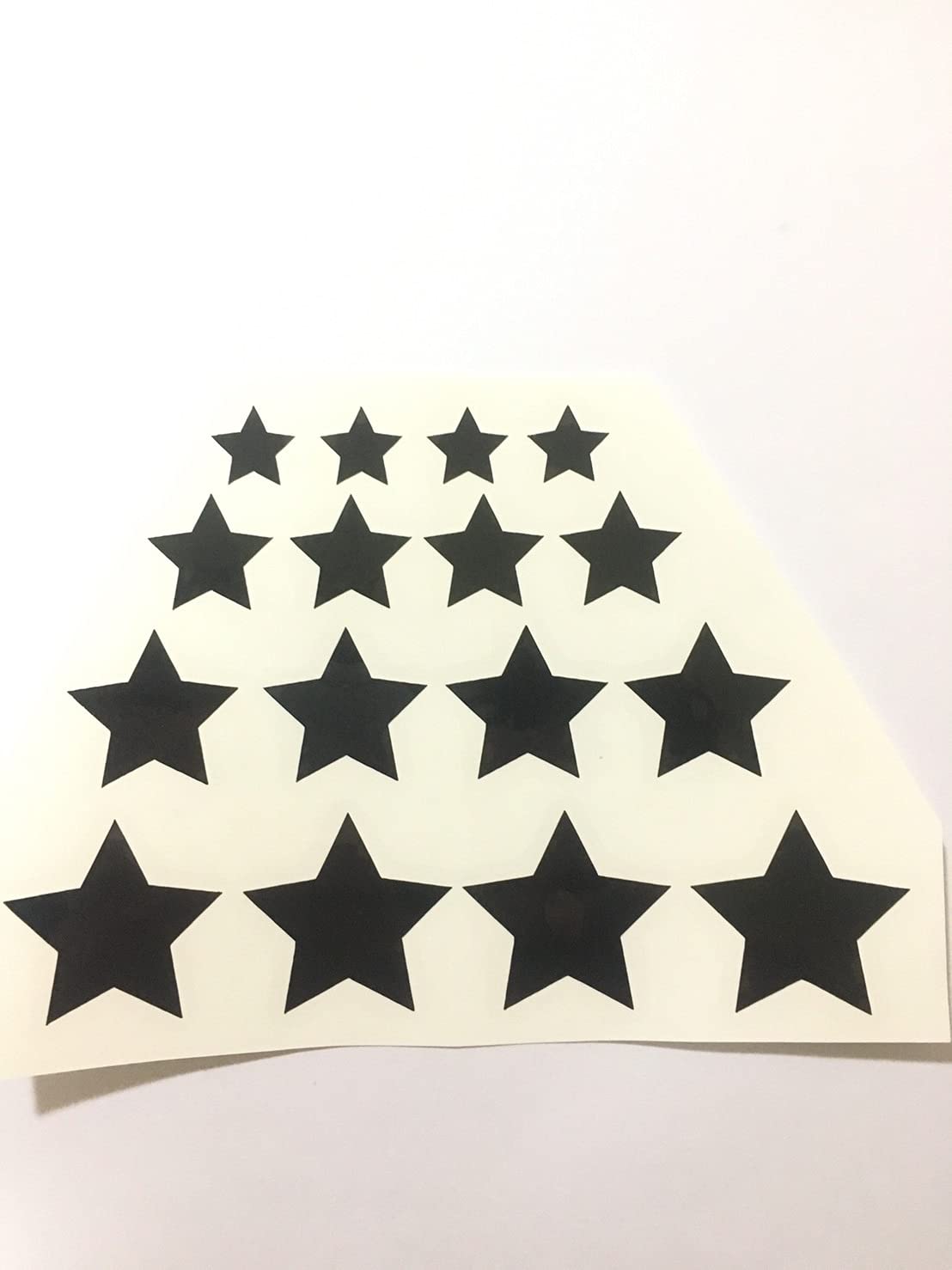 Amazon.co.jp: 星 16枚組 黒 約縦横1.5cm 約縦横2.0cm 約縦横3.0 