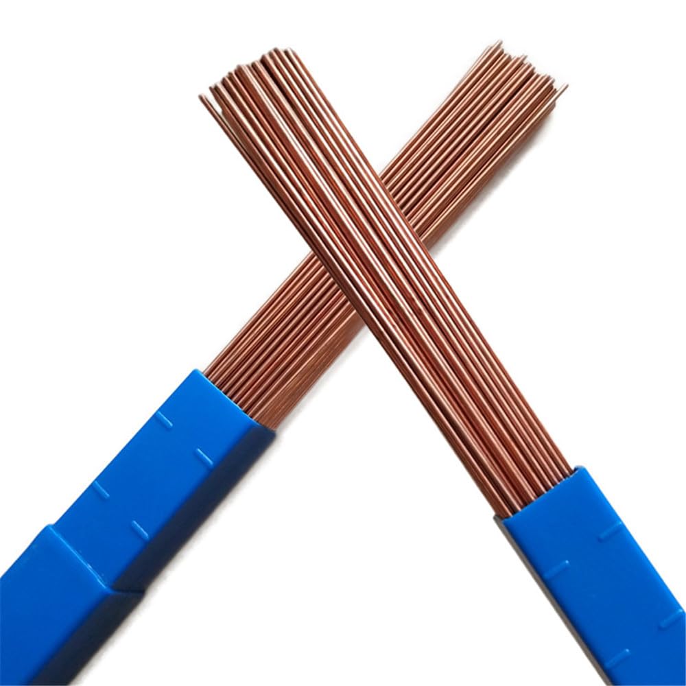 20 varillas de soldadura de latón de 500 mm, no requiere polvo de soldadura, alambre de soldadura de electrodo de bronce for una fácil soldadura Herramientas(3.0mm)