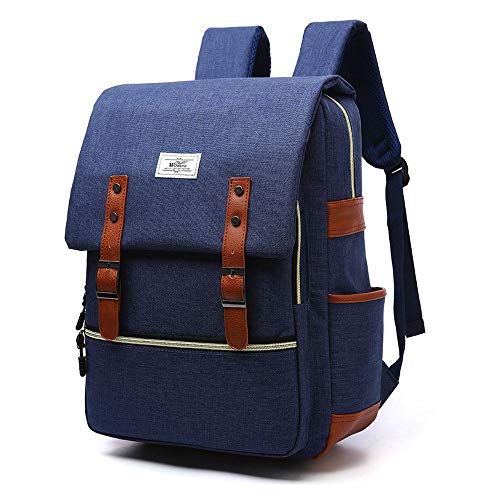 TOKSHOP Mochila Notebook Feminina impermeável de 15.6 Polegadas Executiva Resistente com Costado Ergonômico e Detalhes em Couro Mochilinha Feminina