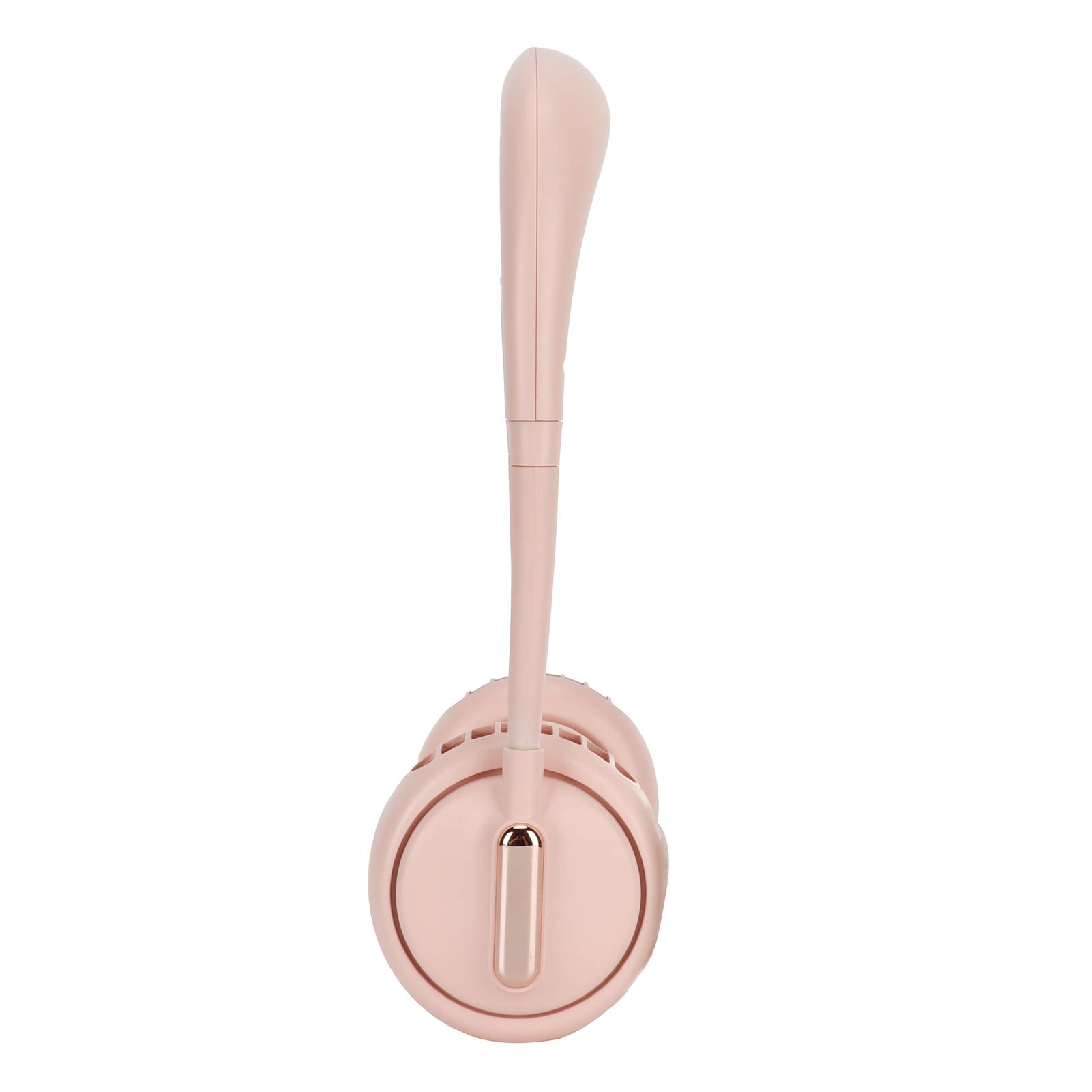 Mini ventilateur mains libres USB chargeant le ventilateur de refroidisseme (Rose)