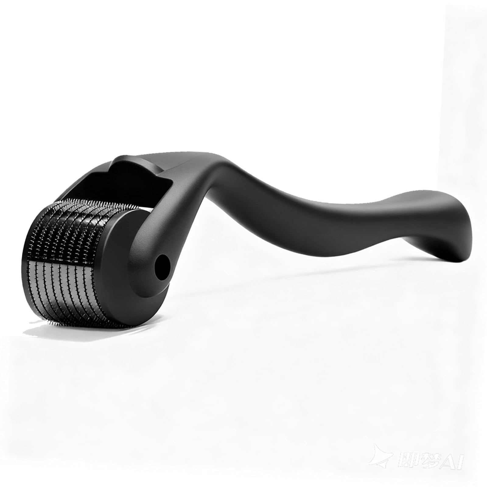 2IN1 Face Derma Rmaroller Rmapen +12Parts Titanium Facial Skin Face Body for Men Women Cosmetic Beauty Instrument #Roller+Pen(Black 2)