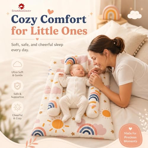 Image of StarAndDaisy Newborn Baby Bedding Set, Baby Bed Soft & Breathable, Godari Boys & Girl Design.