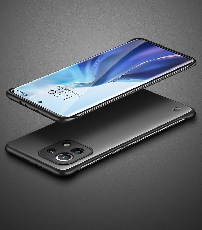 Image of REALCASE Honor 200 Lite 5G Back Cover Case | Stylish Frameless Matte Hard Back Skin | Soft TPU Shock Proof Bumper Back Cover Case for Honor 200 Lite 5G (Blue)