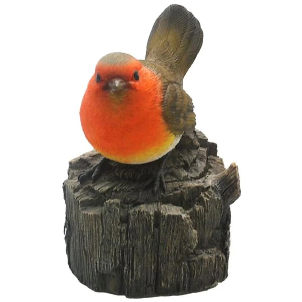 Vivid Arts Robin on a Log