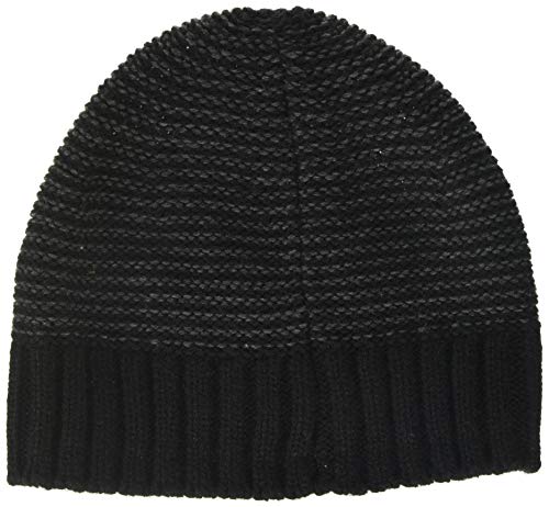Barts David Beanie Berretto, Nero (0001-BLACK