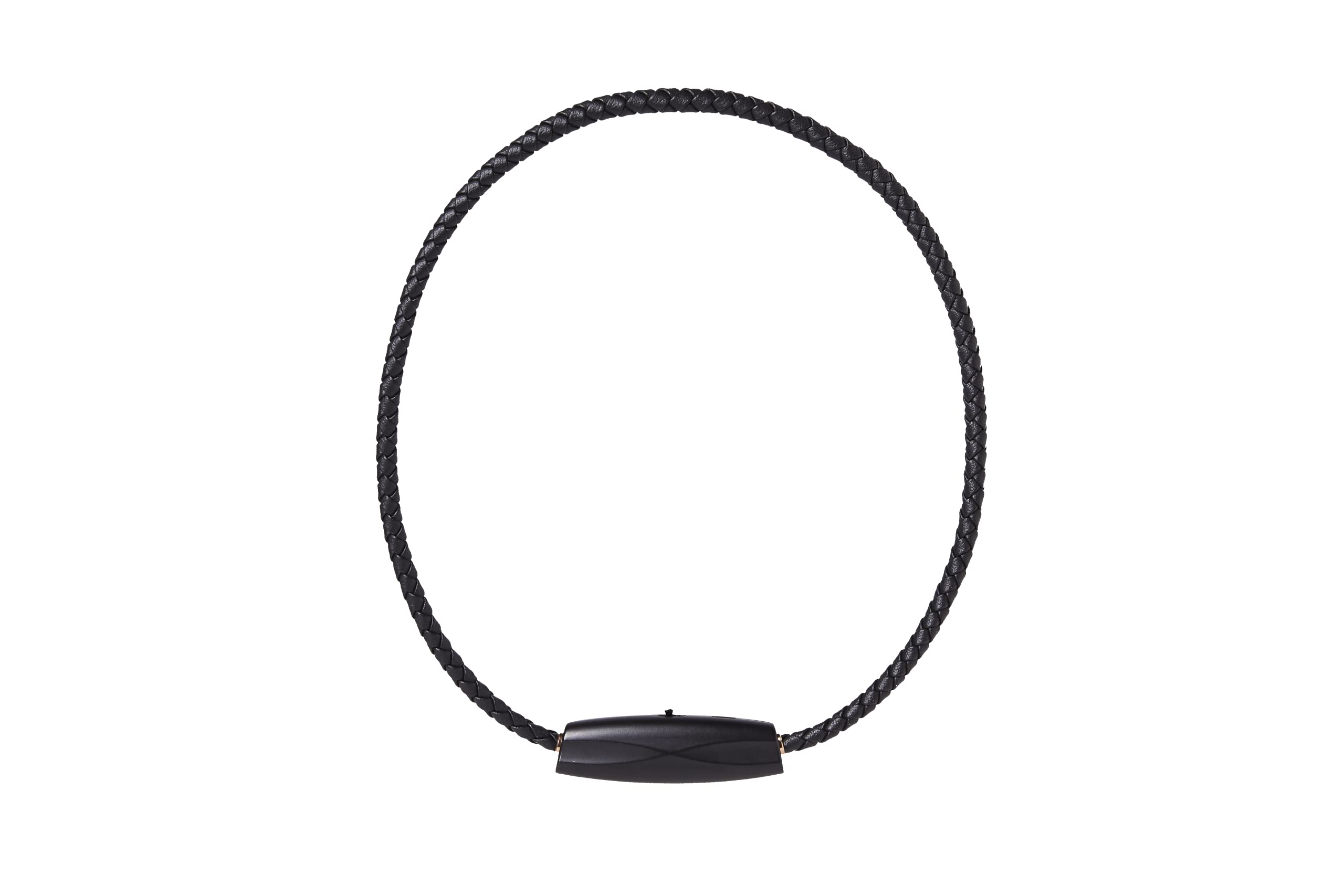 ibleAirvida M1 Wearable Air Purifier - Personal Ionic Air Purifier, with Titanium Necklace and Collar Clip - Black 50cm | 20g Superlight