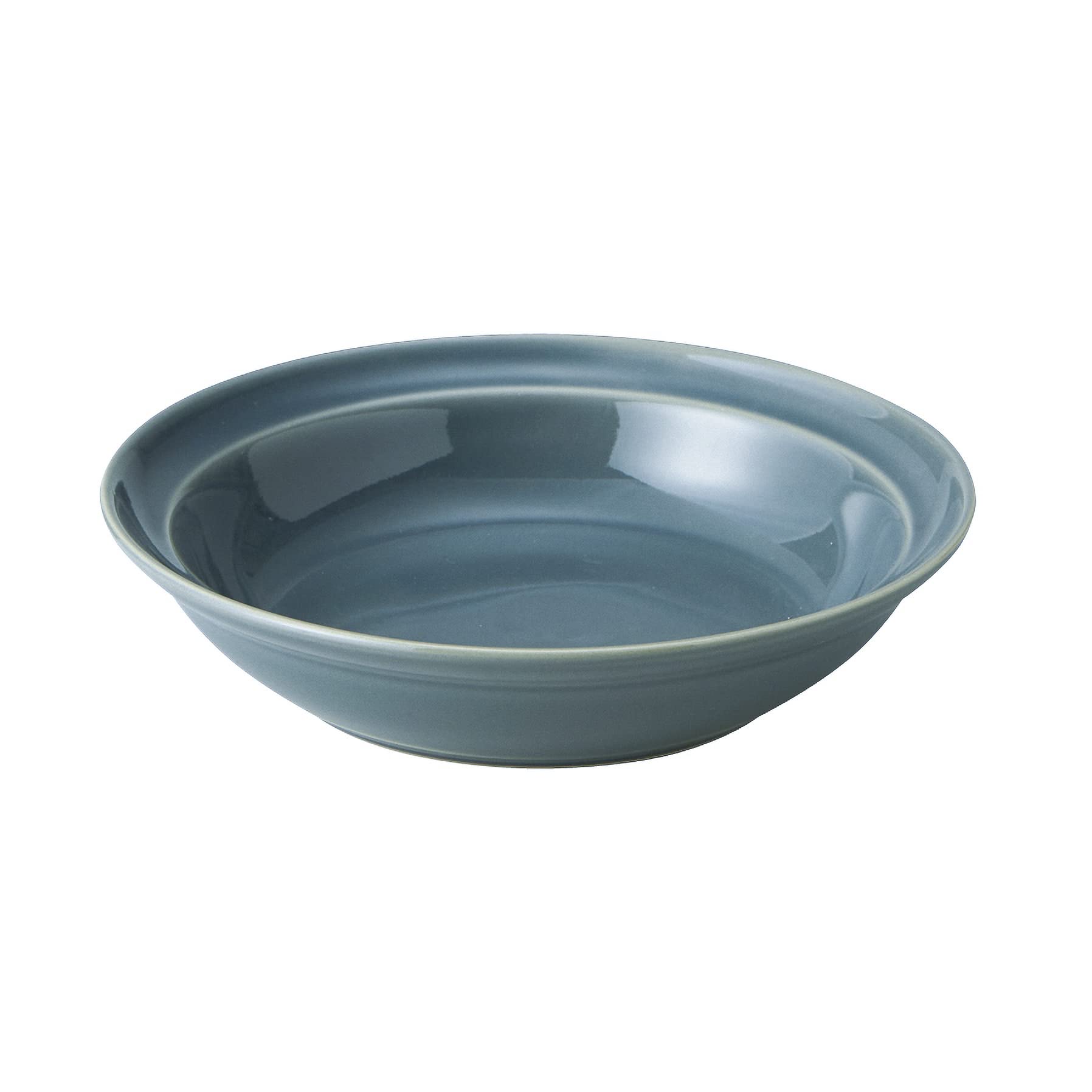 Hinata T-941942 Curry & Pasta, Gray, Diameter 8.3 x Height 1.8 inches (21 x 4.6 cm)