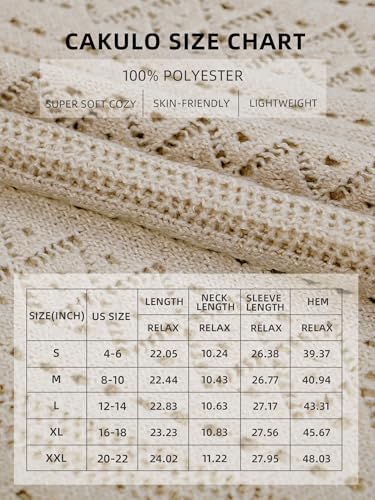 Image of Cakulo Womens Off Shoulder Sweater Top Fall Outfits Fashion 2025 Oversized Knit Batwing Long Sleeve Crochet Pullover Sweaters